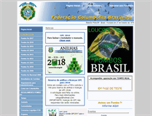 Tablet Screenshot of fcb.org.br